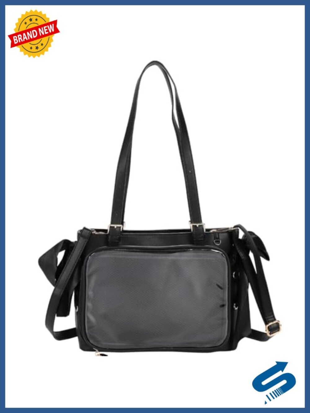 Cute Kawaii Ita Bag Crossbody Shoulder Bag PU Leather PVC Display